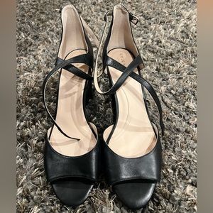 Cole Haan Black Wedge Size 11